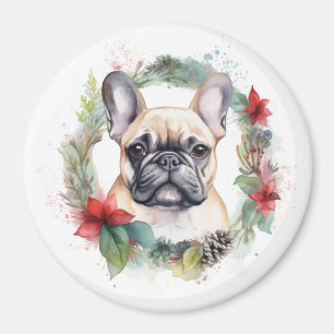 Imán Navidades franceses de Bulldog escribieron un post
