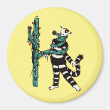 Navidades Gato Y Cactus Xmas Extraños