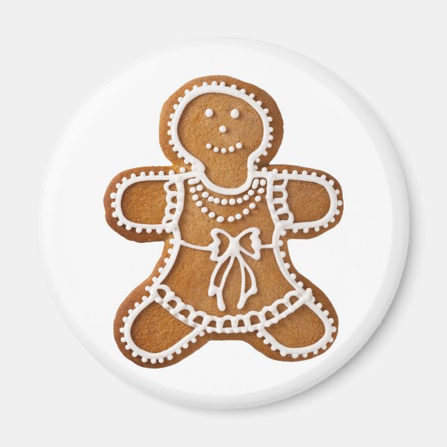 Imán Navidades Gingerbread Woman (Frente)