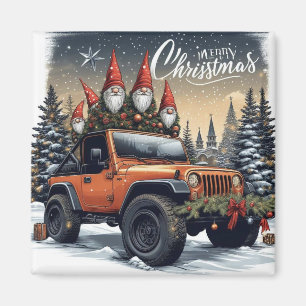 Imán Navidades Gnome 4x4