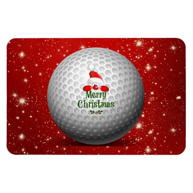 Imán Navidades Golf Santa Design (Horizontal)