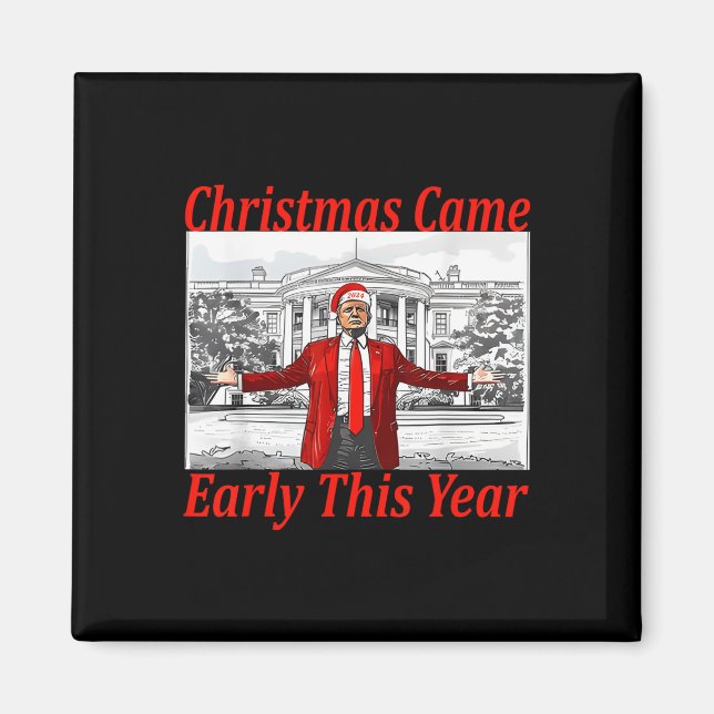 Imán Navidades graciosos de Trump llegaron a comienzos  (Frente)