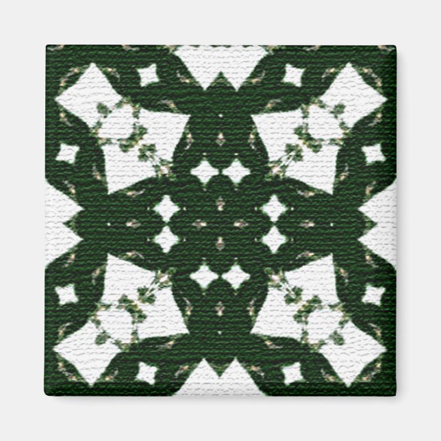 Imán Navidades Green Garland (Frente)