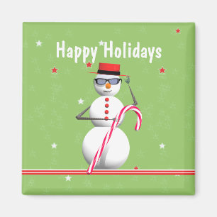 Imán Navidades Holiday Snowman
