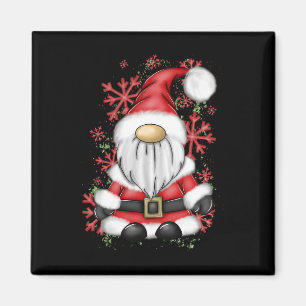 Imán Navidades Hombres Sr Claus Santa Gnome Navidades P