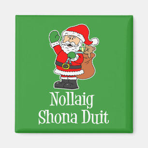 Imán Navidades irlandeses Nollaig Shona Duit Santa