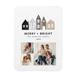 Imán Navidades japoneses modernos casas nórdicas 3 moda