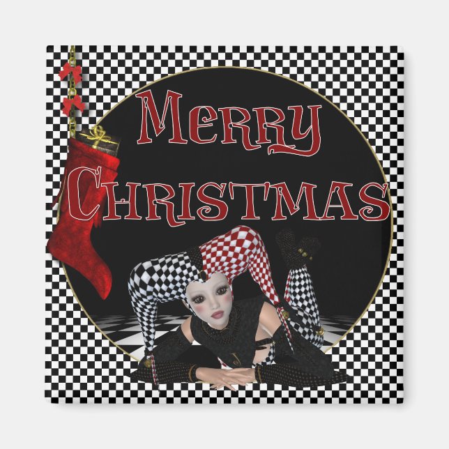 Imán Navidades Jester 1 - Feliz Navidad (Frente)