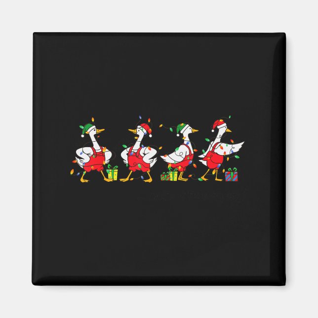 Imán Navidades Jolly Goose eso es lo que no me voy a fu (Frente)