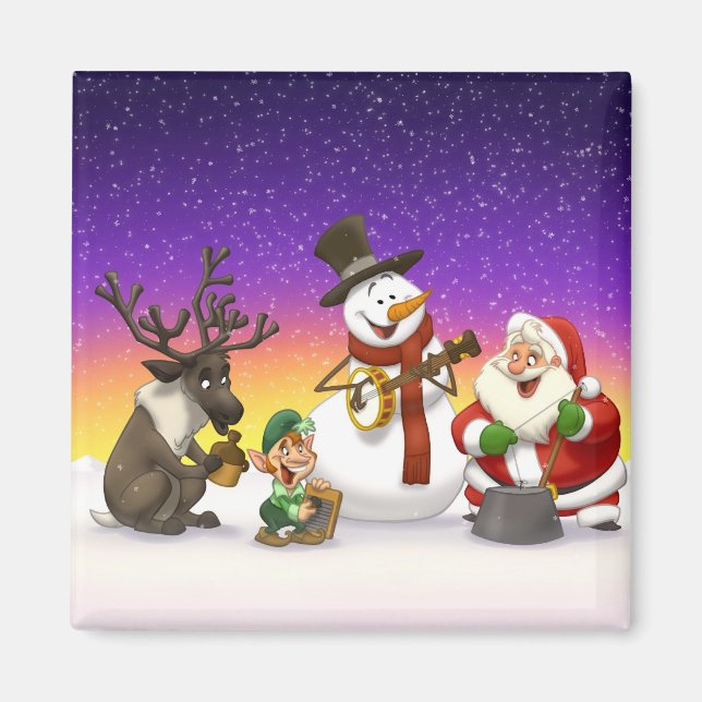 Imán Navidades Jug Band Magnet (Frente)