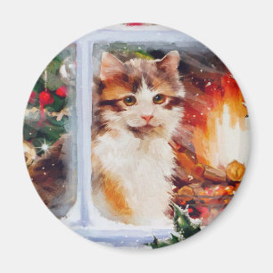 Imán Navidades Kitten