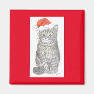 Imán Navidades Kitten Magnet