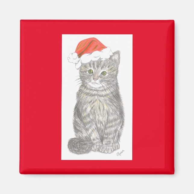 Imán Navidades Kitten Magnet (Frente)