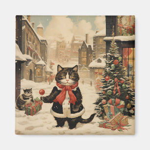 Imán Navidades Kitty, Día de las Nieves