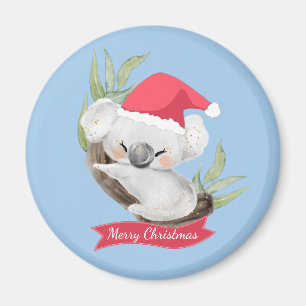 Imán Navidades Koala Watercolor
