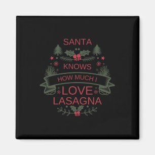 Imán Navidades Lasagna Ama La Camisa Por Comodidades