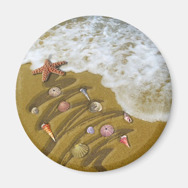 Imán Navidades lavados en la costa (Frente)