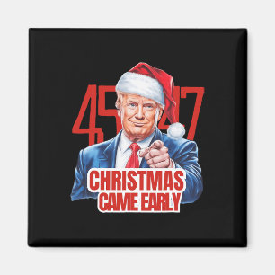 Imán Navidades llegaron temprano y gracioso Donald Trum