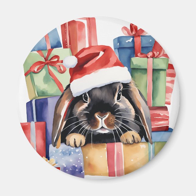 Imán Navidades Lop Conejo Conejo Conejo Conejo (Frente)