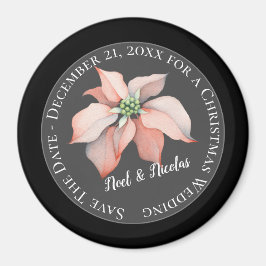 Imán Navidades Magic/Save the Date/Holiday Boda