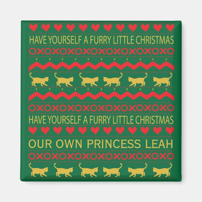 Imán Navidades Magnet Square FURRY PEQUEÑOS NAVIDADES/C (Frente)