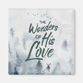 Imán Navidades Maravillas religiosas de sus bendiciones