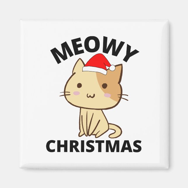 Imán Navidades Meowy (Frente)