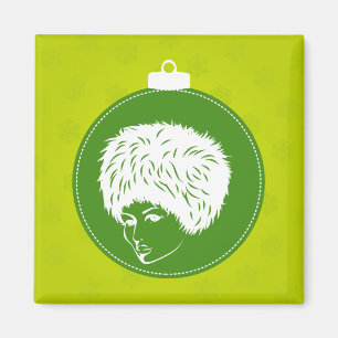 Imán Navidades Modish Lime