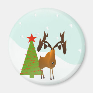 Imán Navidades Moose