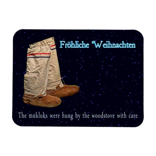 Imán Navidades Mukluks (Horizontal)
