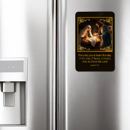 Imán Navidades Natividad Sagrada Familia Religiosa