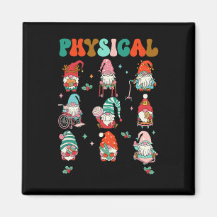 Imán Navidades Navidades de Terapia Física Gnome Physic