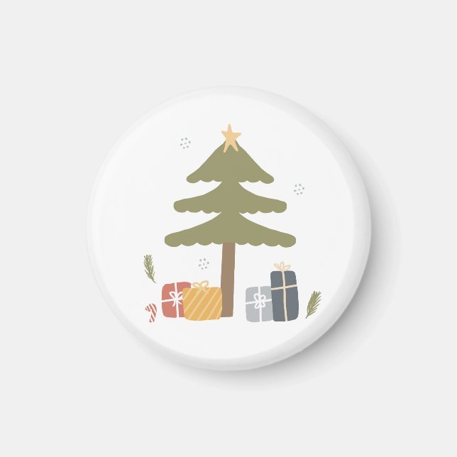 Imán Navidades nórdicos Fiesta Scandi Christmas Tree (Frente)