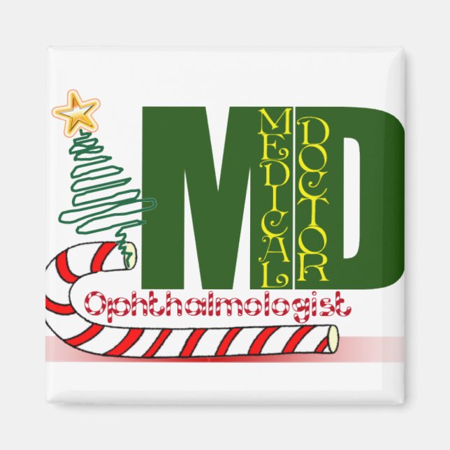 IMÁN NAVIDADES OPHTHALMOLOGISTA (Frente)