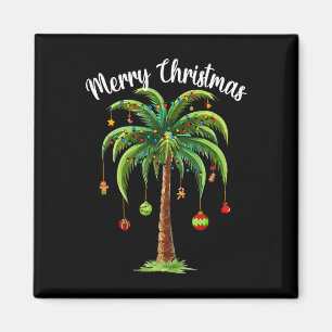 Imán Navidades Palm Xmas Tree Tropical Beach Hawaii Wom