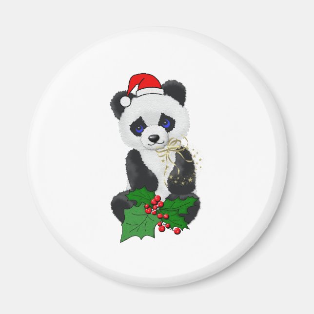 Imán Navidades Panda (Frente)