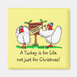 Imán Navidades pavos bloqueados