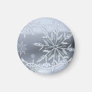 Imán Navidades perfectos Silver SNowflake