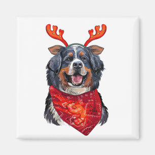 Imán Navidades Perro de montaña Bernese