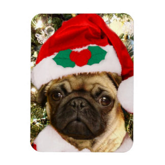 Imán Navidades Perro Pug