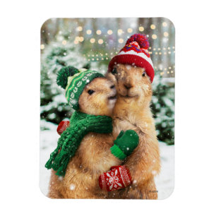 Imán Navidades Perros Prairie