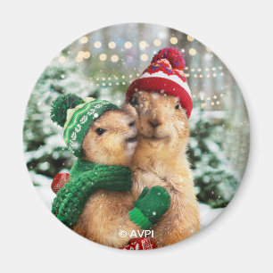 Imán Navidades Perros Prairie