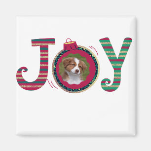 Imán navidades personalizados foto tote de señas peaton