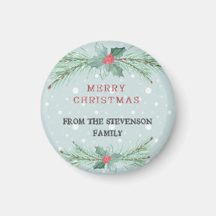 Imán Navidades, personalizados, prudentes, mistletoe