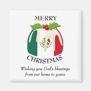 Imán Navidades personalizados sacan la bandera patrióti