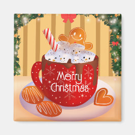 Imán Navidades personalizados vacaciones de chocolate c