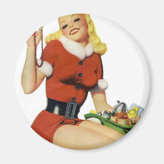 Imán Navidades Pinup