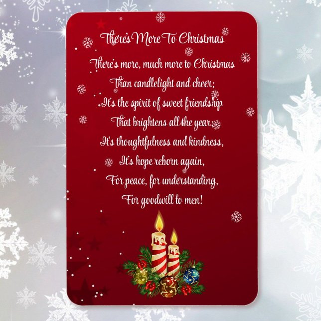 Imán Navidades Poema Amistad Regalo 4 x 6 (Subido por el creador)