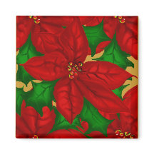 Navidades Poinsetta Magnet