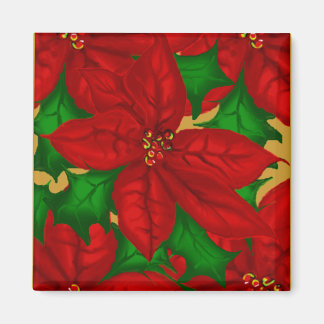 Imán Navidades Poinsetta Magnet
